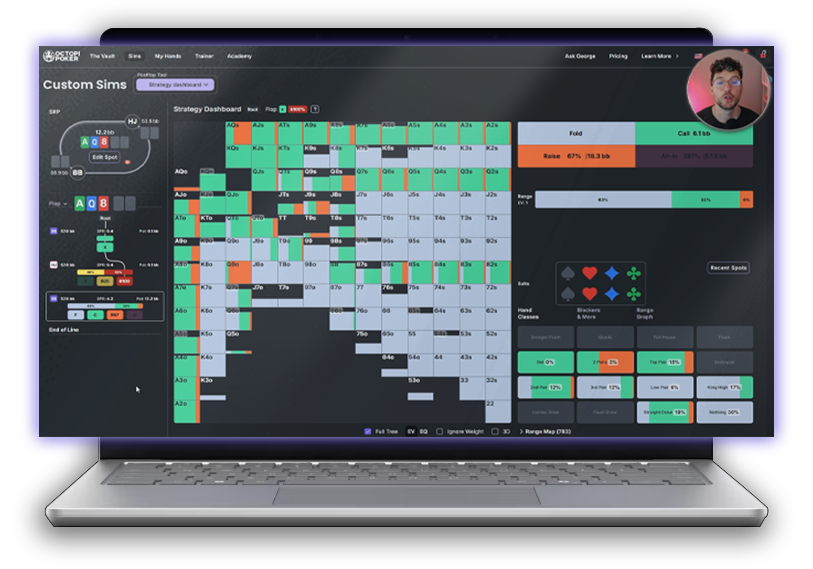 Screenshot of the Octopi Academy lesson interface showing the Beyond The Solver course curriculum