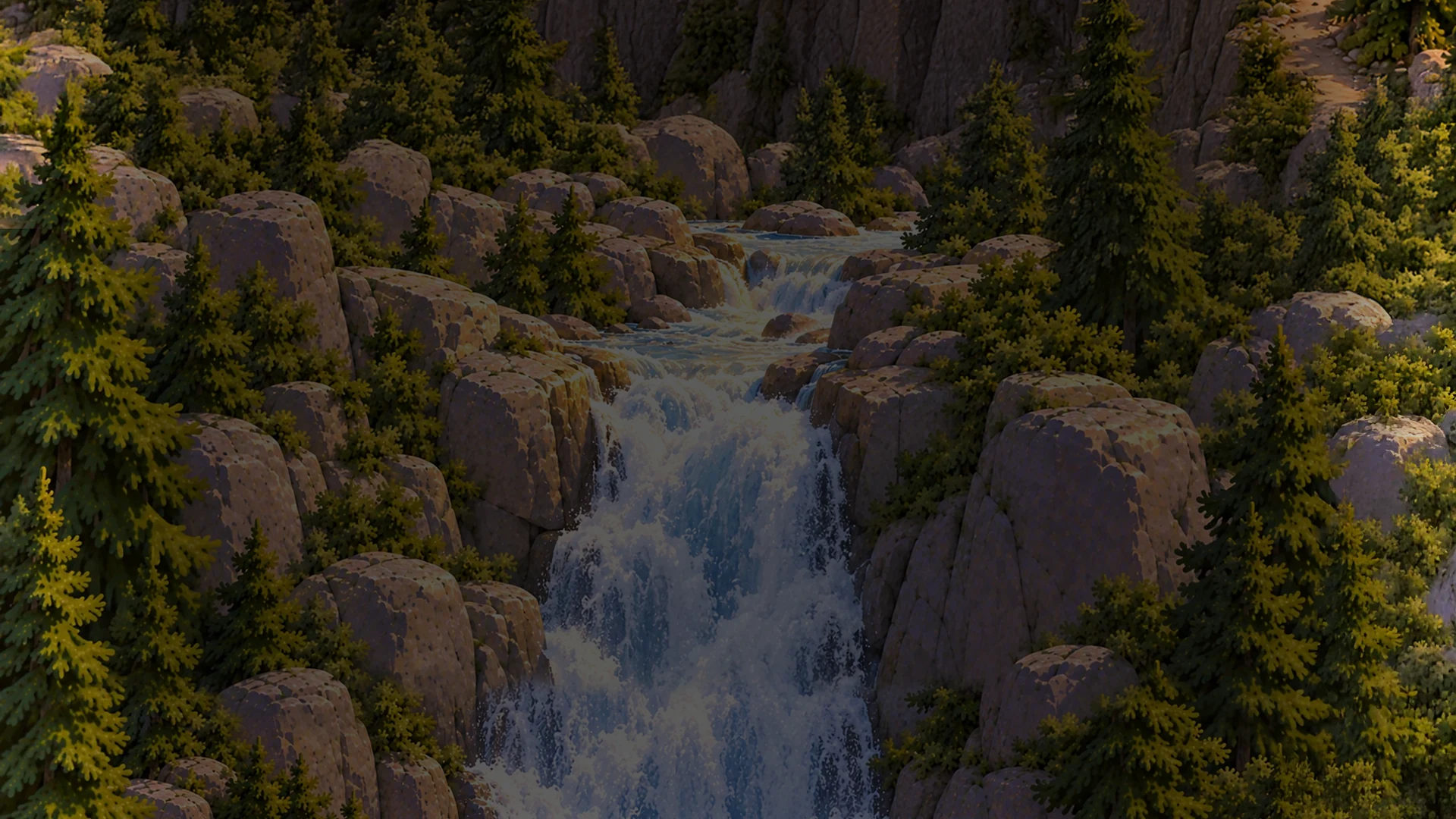 The river